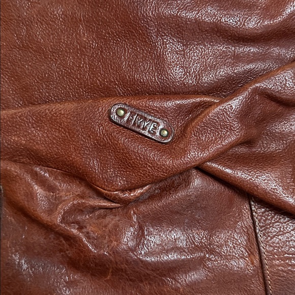 Frye Cognac Leather Shoulder Bag - Picture 5 of 7